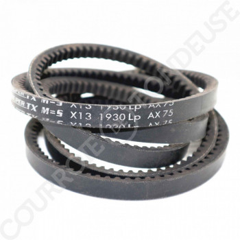 Le modèle de Courroie type trapézoïdale crantée AX75 - AX75-OPTIBELT