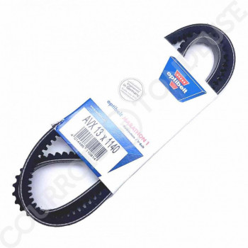 Le modèle de Courroie trapézoïdale crantée AVX13x1140La ou 3A1140 - AVX13X1140-OPTIBELT