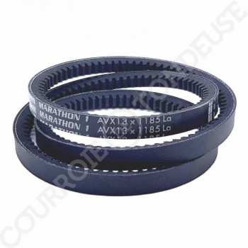 Le modèle de Courroie trapézoïdale crantée AVX13x1185La ou 3A1185 - AVX13X1185-OPTIBELT