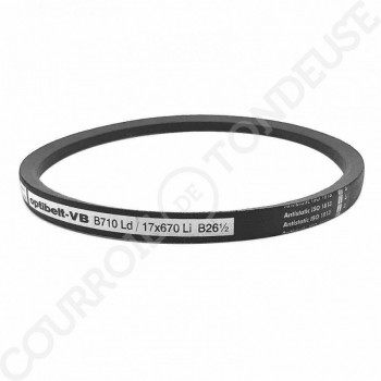 Le modèle de Courroie type trapézoïdale lisse B26-1/2 - B26.5-OPTIBELT