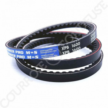 Le modèle de Courroie trapézoidale crantée XPB1600 - XPB1600-OPTIBELT