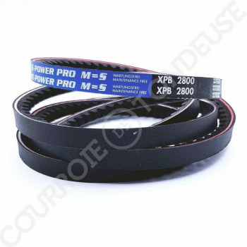 Le modèle de Courroie trapézoidale crantée XPB2800 - XPB2800-OPTIBELT