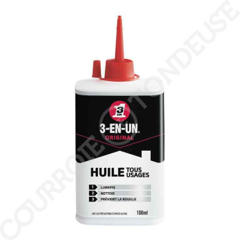 Le modèle de Huile Tous Usages 3-EN-UN burette 100 ml - 3EN1-33003/10