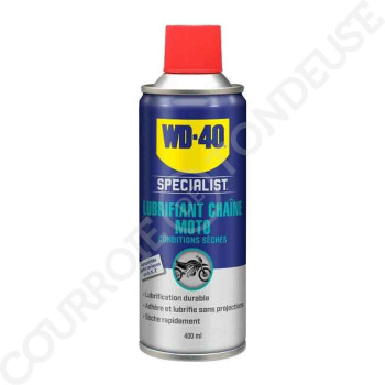 Le modèle de Lubrifiant Chaîne Moto Conditions Sèches WD40 SPECIALIST 400 ml - WD40-33786/46NBA