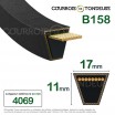 Le modèle de Courroie type trapézoïdale lisse B158 - B158-OPTIBELT