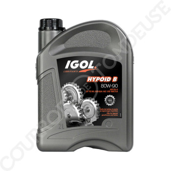 Le modèle de Lubrifiant de Transmission IGOL Hypoid 80W90 API GL-5 / Bidon de 2L - HB-HYP80W90-2