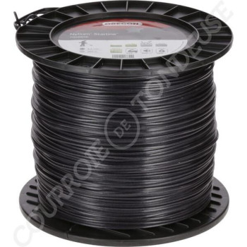 Le modèle de Fil de coupe de débroussailleuse Oregon nylon Nylium Starline 2,4mm 360m - 104885E - 104885E