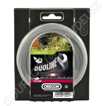Le modèle de Fil de coupe de débroussailleuse Oregon nylon Duoline 3mm 60m - 106502E - 106502E