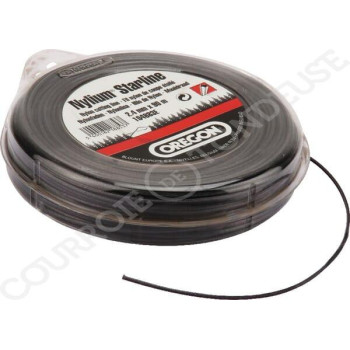 Le modèle de Fil de coupe de débroussailleuse Oregon nylon Nylium Starline 2,4mm 15m - 110985E - 110985E