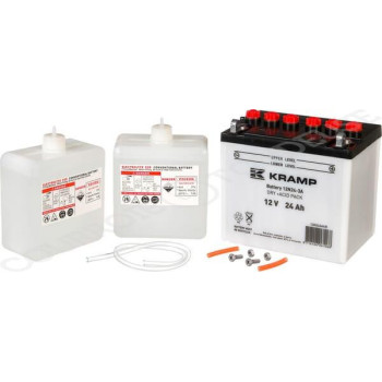 Le modèle de Batterie de tondeuse 12V 24Ah 200A avec pack d'acide - 12N243AKR