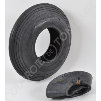 Le modèle de Pneu de tondeuse + chambre à air 3.50-6 4 plis T-510 - 35064T510S