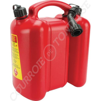 Le modèle de Jerrican double 6 + 3 litres rouge - 51709017