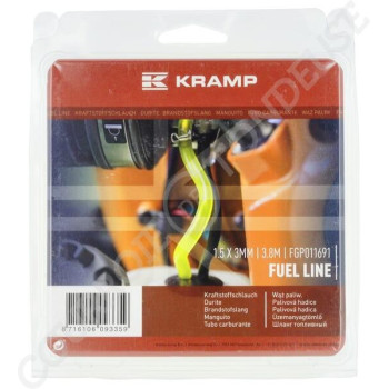 Le modèle de Durite de carburant de tondeuse diamètre 1,5 x 3 mm rouleau de 3,8 mts - FGP011691
