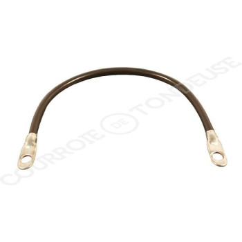 Le modèle de Câble de batterie noir 30 cm 2 œillets de 11,1 mm - FGP012067