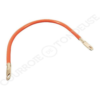 Le modèle de Câble de batterie rouge 40 cm 2 oeillets de 9,5 mm - FGP012073