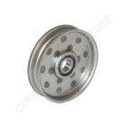 Poulie de tondeuse plate John Deere 17 mm x 4-1/8" AM37249, AM107468