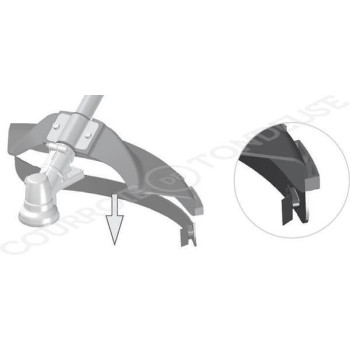 Le modèle de Coiffe de protection de débroussailleuse 380 mm - 51109001 - FGP015530
