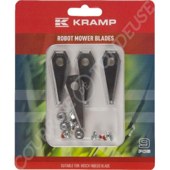 Le modèle de Lame de robot tondeuse Bosch x 9pcs - F016800321 - FGP470001