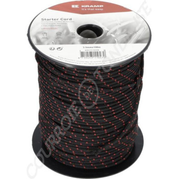 Le modèle de Cordon de lanceur 3,5 mm x 100 m noir - KR0351000B