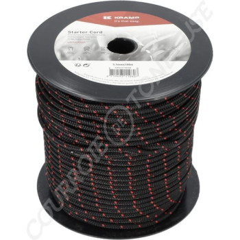 Le modèle de Cordon de lanceur 5,5 mm x 100 m noir - KR0551000B