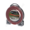 Fil de coupe de débroussailleuse diamètre 2,4mm 15m torsadé rouge