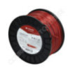 Fil de coupe de débroussailleuse diamètre 2,4mm 207m carré rouge