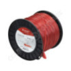 Fil de coupe de débroussailleuse diamètre 2,4mm 343m carré rouge