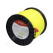 Fil de coupe de débroussailleuse diamètre 2,4mm 439m rond jaune