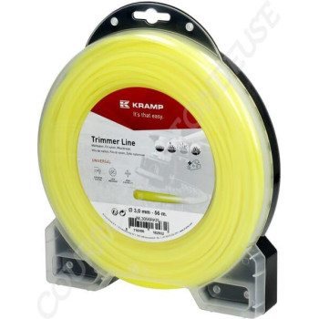 Le modèle de Fil de coupe de débroussailleuse diamètre 2,4mm 45m rond jaune - NL2445RKR