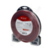 Fil de coupe de débroussailleuse diamètre 2,4mm 69m carré rouge