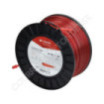 Fil de coupe de débroussailleuse diamètre 2,65mm 169m carré rouge