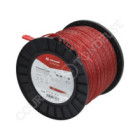 Fil de coupe de débroussailleuse diamètre 3mm 281m torsadé rouge