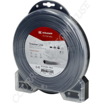 Le modèle de Fil de coupe de débroussailleuse diamètre 3mm 44m carré Titanium Power gris - NL3044TSKR