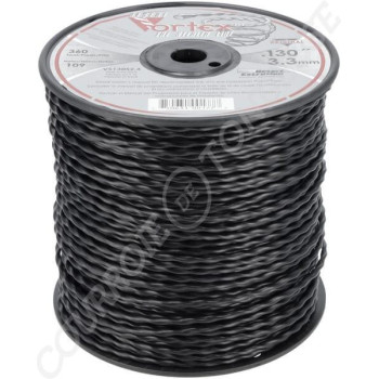 Le modèle de Fil de coupe de débroussailleuse nylon Vortex 3mm 131,7m - NL3132VOR
