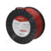 Fil de coupe de débroussailleuse diamètre 3,3mm 109m carré rouge