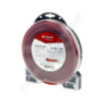 Fil de coupe de débroussailleuse diamètre 3,3mm 36m carré rouge