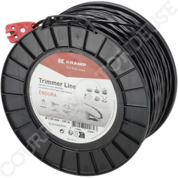 Le modèle de Fil de coupe de débroussailleuse diamètre 3,5mm 103m Torsion ovale noir Endura - NL35103ERKR