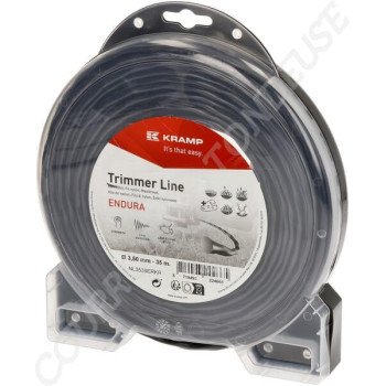 Le modèle de Fil de coupe de débroussailleuse diamètre 3,5mm 35m Torsion ovale noir Endura - NL3538ERKR