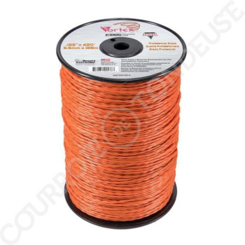 Le modèle de Fil de coupe de débroussailleuse nylon Vortex alu 3,9mm 128m twist - NL39128VORA