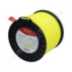 Fil de coupe de débroussailleuse diamètre 4mm 158m rond jaune