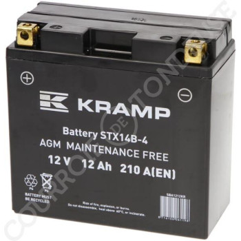 Le modèle de Batterie de tondeuse 12V 12Ah 210 A fermée - SBA1212KR