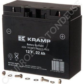 Le modèle de Batterie de tondeuse 12V 22Ah - SBA2212KR