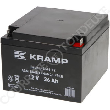 Le modèle de Batterie de tondeuse 12V 26Ah fermée - SBA2412KR