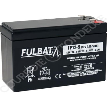 Le modèle de Batterie de tondeuse FP12-9 - 12V 9Ah AGM - SBA912