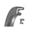 Le modèle de Bague d'étanchéïté 28 x 40 x 8 double lèvre renforcé 10 Bars - BE28X40X8-ASP-NBR