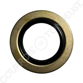 Le modèle de Bague d'étanchéïté 15,87 x 28,57 x 4,76 double lèvre cage métal nitrile - BE15,87X28,57X4,76-BC-NBR