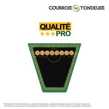 Le modèle de Courroie renforcée kevlar pour tondeuse 3L540 qualité pro - 3L540-HQ