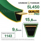 Courroie renforcée kevlar pour tondeuse 5L450 qualité pro