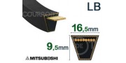 Courroie lisse tondeuse 16,5mm x 9,5mm - LB (Mitsuboshi)